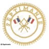Badge / Macaron GLNF – Grande tenue provinciale – Passé Grand Porte-Etendard – Septimanie – Brodé main