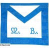Tablier maçonnique en simili-cuir – Rite Français Groussier – Maître – MB