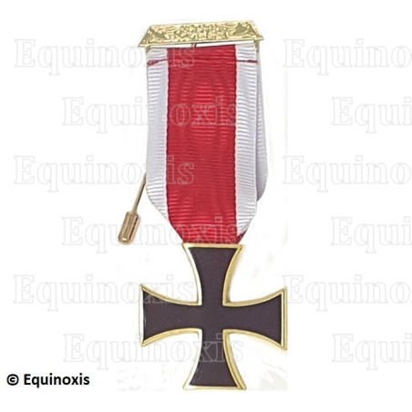 Médaille maçonnique – Knights Templar (KT) – Chevalier du Temple