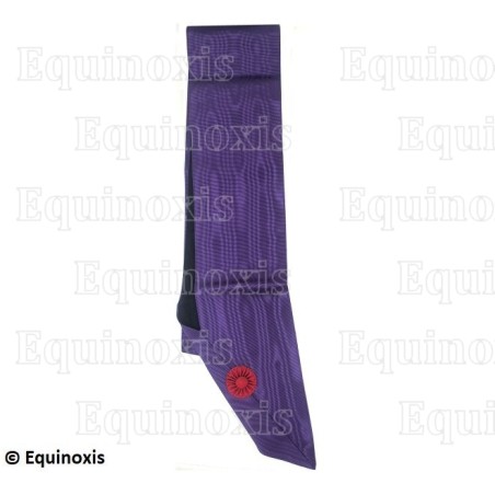 Cordon maçonnique moiré – REAA – 13ème degré – Violet