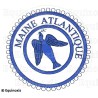 Badge / Macaron GLNF – Petite tenue provinciale – Passé Grand Expert – Maine Atlantique – Brodé machine
