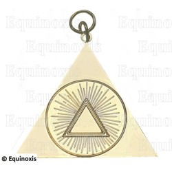 Bijou maçonnique de grade – REAA – 13ème degré – Verso