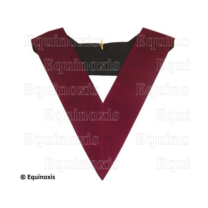 Sautoir maçonnique velours – REAA – 13ème degré