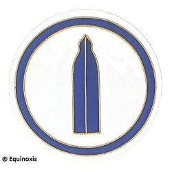 Badge / Macaron GLNF – Petite tenue nationale – Deuxième Grand Surveillant – Brodé main
