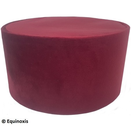 Toque maçonnique en velours – Arche Royale d'Ecosse (ARE) – 1er Principal – Taille 60