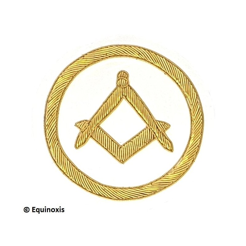 Badge / Macaron GLNF – Grande tenue nationale – Asssistant Grand Maître – Brodé main