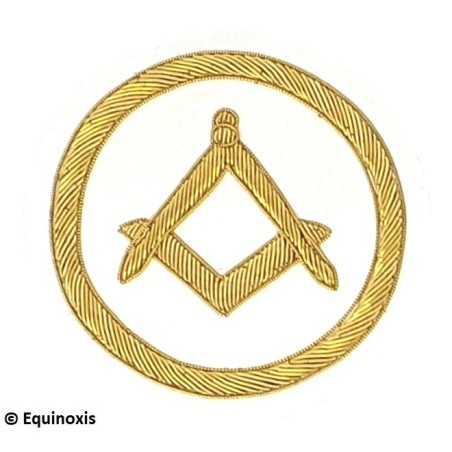 Badge / Macaron GLNF – Grande tenue nationale – Asssistant Grand Maître – Brodé main
