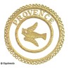 Badge / Macaron GLNF – Grande tenue provinciale – Passé Grand Expert – Provence – Brodé main