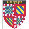 Magnet régional – Blason Bourgogne – Vente grossiste
