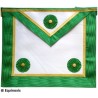 Tablier maçonnique en cuir – Rite de Cerneau – Maître – 33 cm x 39 cm