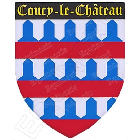 Magnet régional – Blason Coucy-le-Château 