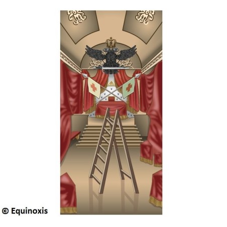 Tapis de Loge maçonnique – REAA – 30ème degré – 160 cm x 80 cm