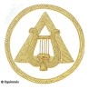 Badge / Macaron – Arche Royale Domatique – Officier National – Grand Organiste – Brodé main