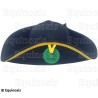 Tricorne maçonnique souple en laine – RER – Cocarde verte