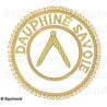 Badge / Macaron GLNF – Grande tenue provinciale – Grand Inspecteur – Dauphiné Savoie – Brodé main