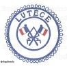 Badge / Macaron GLNF – Petite tenue provinciale – Passé Grand Porte-Etendard – Lutèce – Brodé main