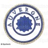 Badge / Macaron GLNF – Petite tenue provinciale – Grand Hospitalier – Auvergne – Brodé main
