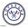Badge / Macaron GLNF – Petite tenue provinciale – Passé Grand Porte-Etendard – Auvergne – Brodé main