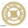 Badge / Macaron GLNF – Grande tenue provinciale – Grand Poursuivant – Beauce - Rives de Seine – Brodé main