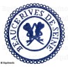 Badge / Macaron GLNF – Petite tenue provinciale – Grand Secrétaire – Beauce - Rives de Seine – Brodé main