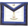 Tablier maçonnique en satin – REAA – 14ème degré – DH – Brodé machine