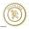 Badge / Macaron GLNF – Grande tenue provinciale – Grand Archiviste – Austrasie – Brodé machine