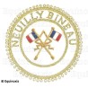 Badge / Macaron GLNF – Grande tenue provinciale – Passé Grand Porte-Etendard – Neuilly Bineau – Brodé main