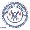 Badge / Macaron GLNF – Petite tenue provinciale – Passé Grand Porte-Etendard – Neuilly Bineau – Brodé main