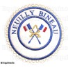 Badge / Macaron GLNF – Petite tenue provinciale – Passé Grand Porte-Etendard – Neuilly Bineau – Brodé machine