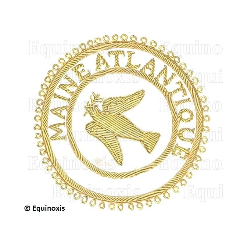 Badge / Macaron GLNF – Grande tenue provinciale – Grand Expert – Maine Atlantique – Brodé main