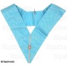 Sautoir maçonnique moiré – Rite Emulation – Couleur anglaise – Officier