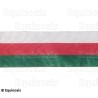 Ruban moiré pour médailles – Blanc / Rouge / Vert – Madagascar