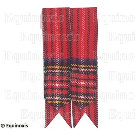 Flashes en tartan pour chaussettes de kilt – Royal Stuart