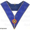 Sautoir maçonnique moiré – GLC – Petite tenue provinciale
