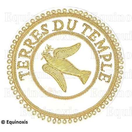 Badge / Macaron GLNF – Grande tenue provinciale – Grand Expert – Terres du Temple – Brodé main