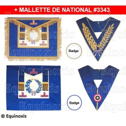 Ensemble GLNF complet avec mallette nationale – Petite tenue + Grande tenue nationales – Brodées machine
