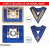 Ensemble GLNF complet avec porte-décors national – Petite tenue + Grande tenue nationales – Brodées machine