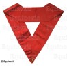 Sautoir maçonnique moiré – Rouge