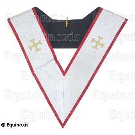 Sautoir maçonnique moiré – REAA – 27ème degré – Grand Commandeur du Temple – 2