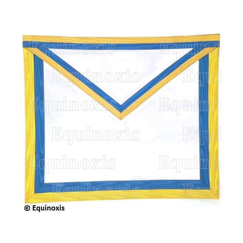 Tablier maçonnique en satin – REAA – 20ème degré – Maître Ad Vitam – 1
