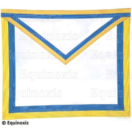 Tablier maçonnique en satin – REAA – 20ème degré – Maître Ad Vitam – 1