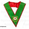 Sautoir maçonnique moiré – RER – Maître Ecossais de Saint André (MESA) – Grand Officier – Brodé main