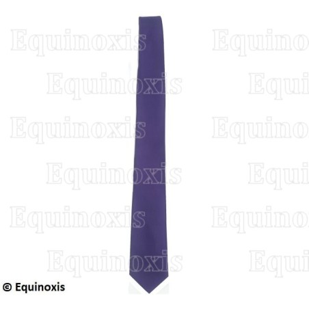 Cravate maçonnique en microfibres – Violette