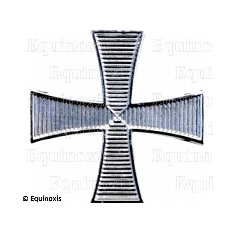 Insigne de toque métal – Knights Templar (KT) – Chevalier du Temple