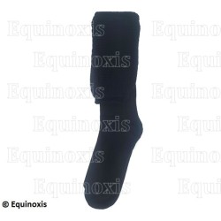 Chaussettes pour kilt – Noires – Taille 42