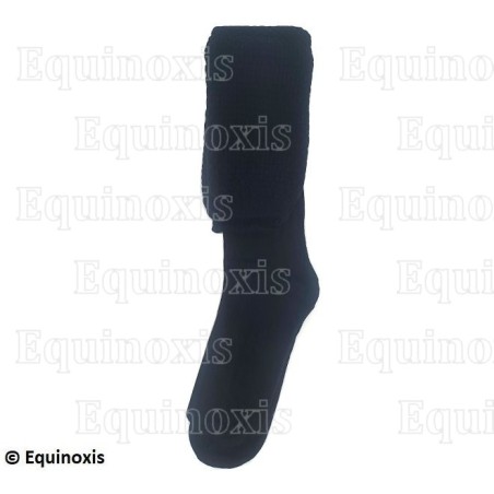 Chaussettes pour kilt – Noires – Taille 42