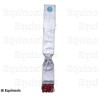 Echarpe maçonnique moirée – CBCS – Blanche avec ruban blanc