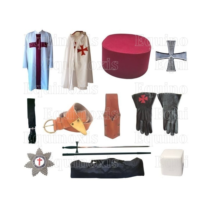 Ensemble maçonnique avec sacoche – Knights Templar (KT) – Chevalier Templier – 2