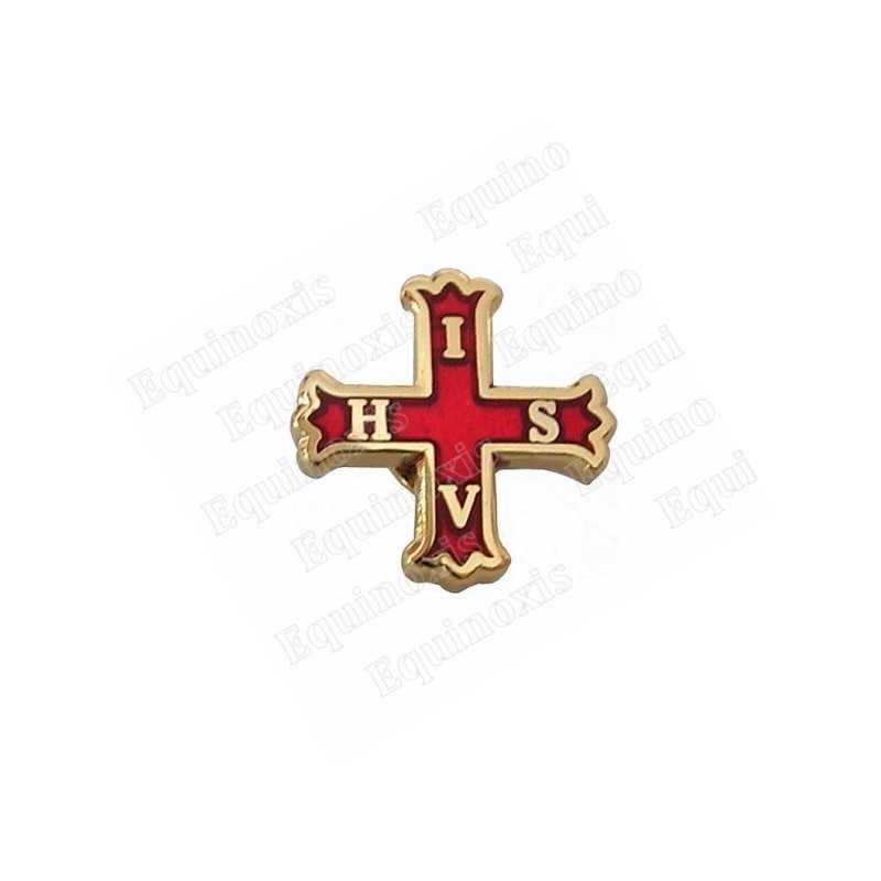 Pin's maçonnique – Croix rouge de Constantin