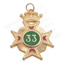 Médaille de commandeur – 33ème degré du REAA